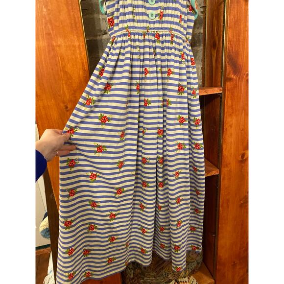 Matilda Jane 435 Striped Floral Sun Dress 12 - Picture 5 of 8